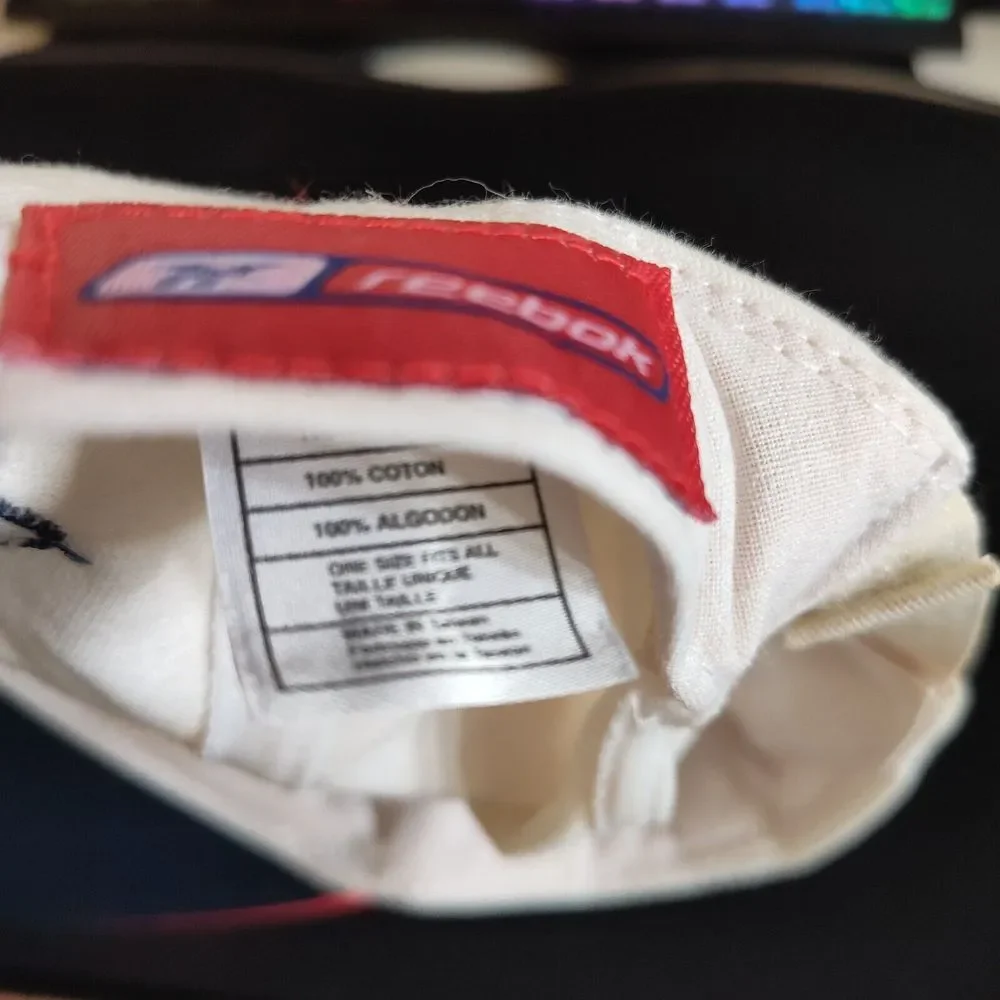 Vintage Reebok Motorola NFL‎ Logo Self Fastener Hat